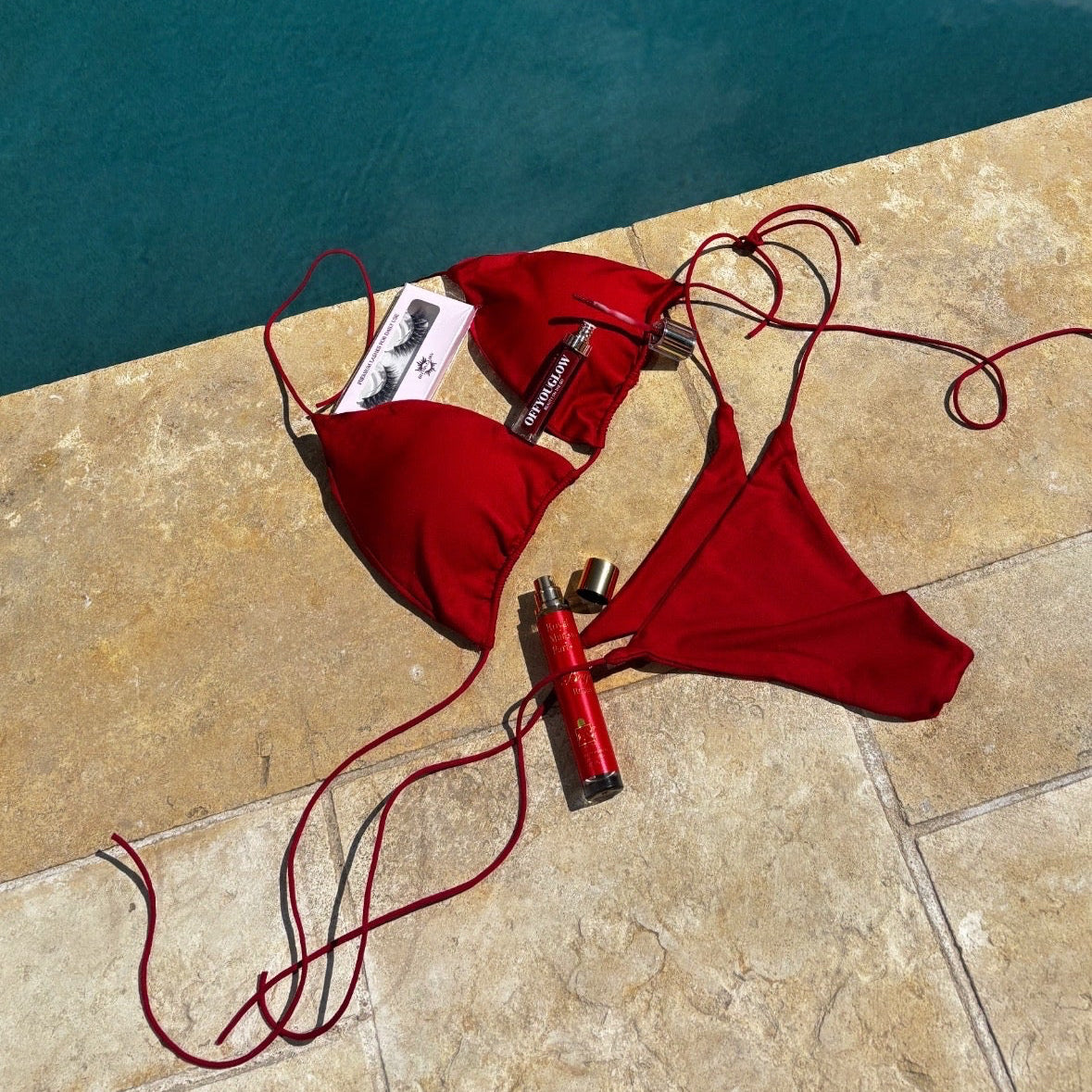 Magenta Bikini Set