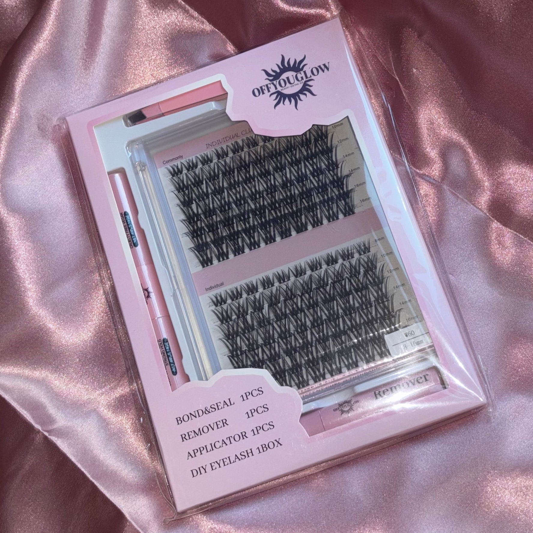 'Maraschino cherry' Large Cluster Lashes