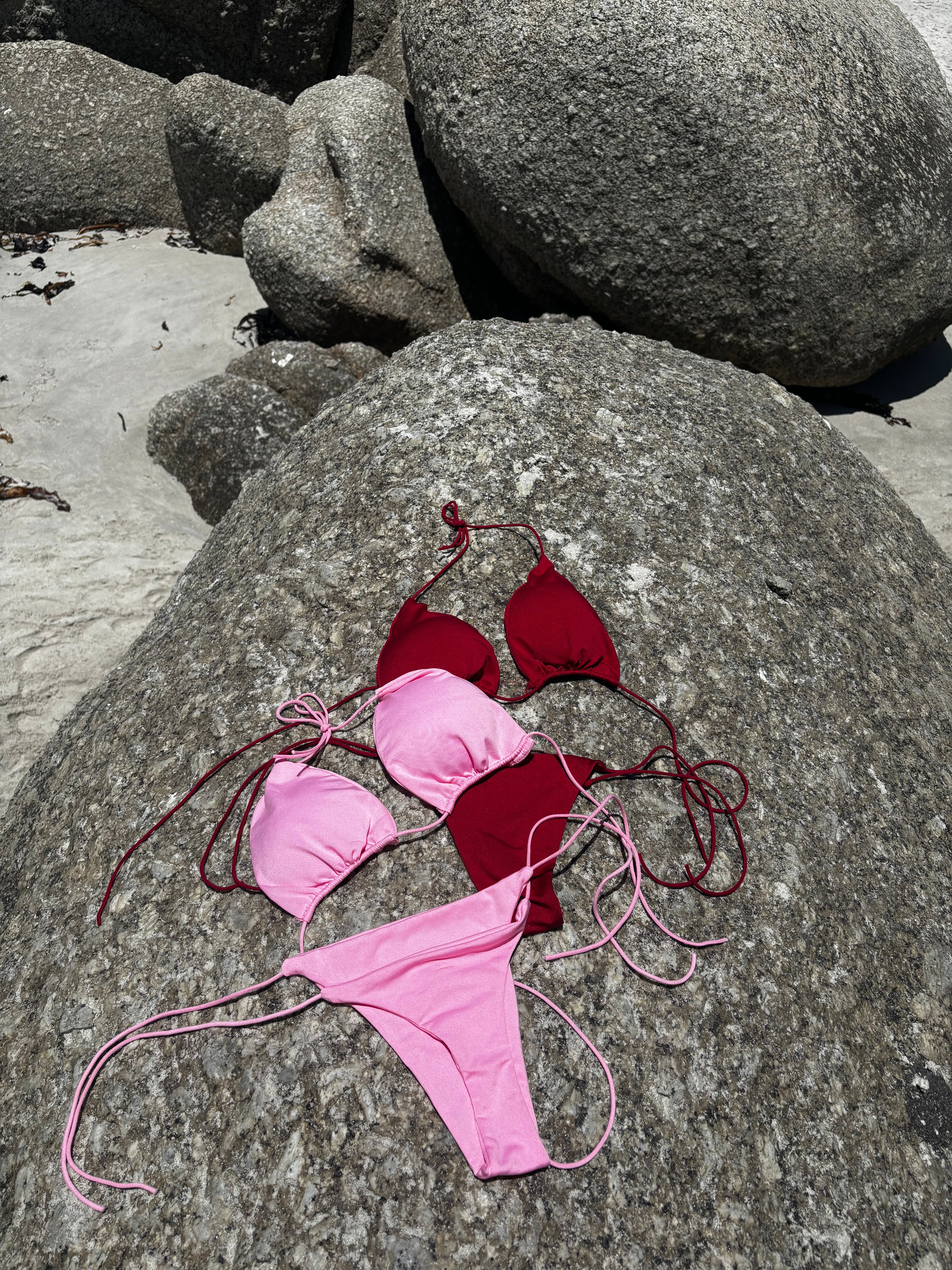 Magenta Bikini Set