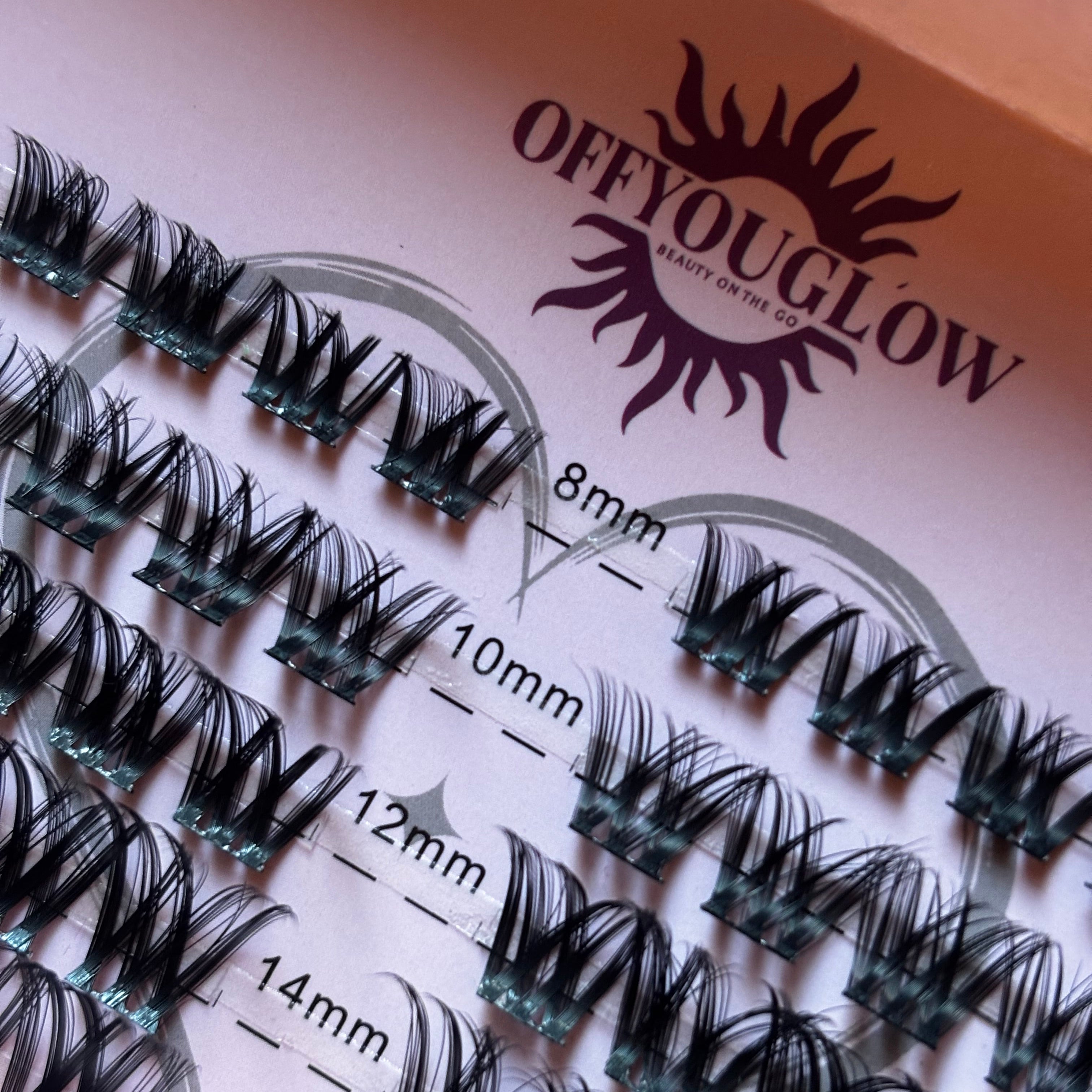 'Maraschino cherry' Large Cluster Lashes