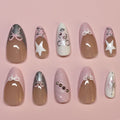 Stars & Bows Press on Nails