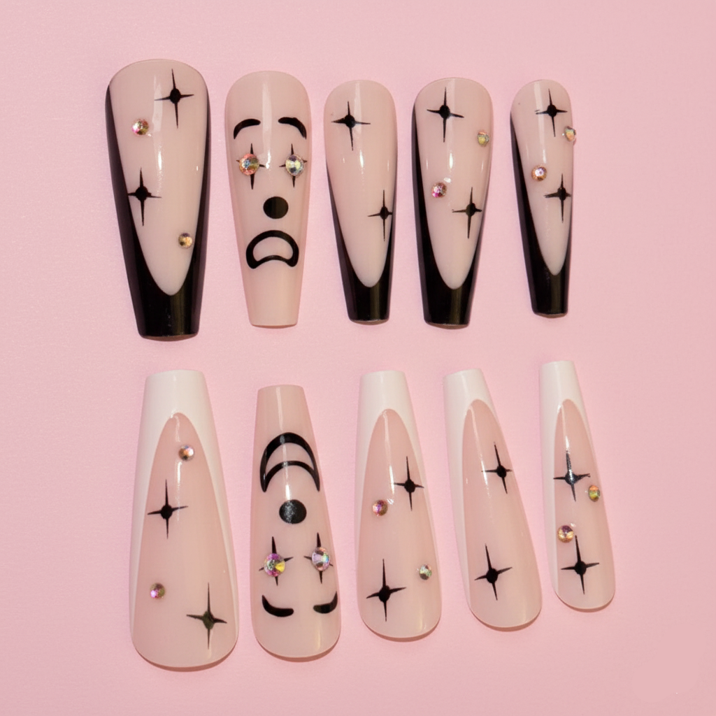 Joker Press on Nails