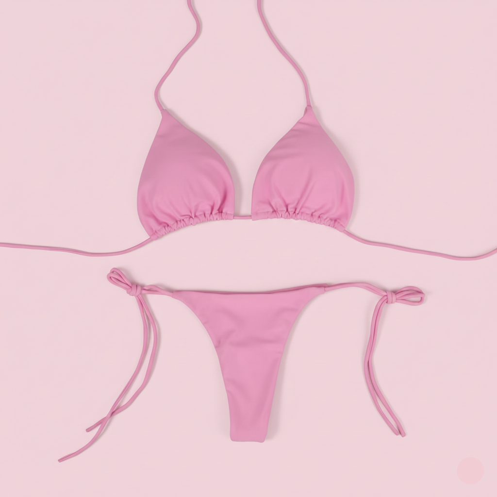 Baby Pink Bikini Set