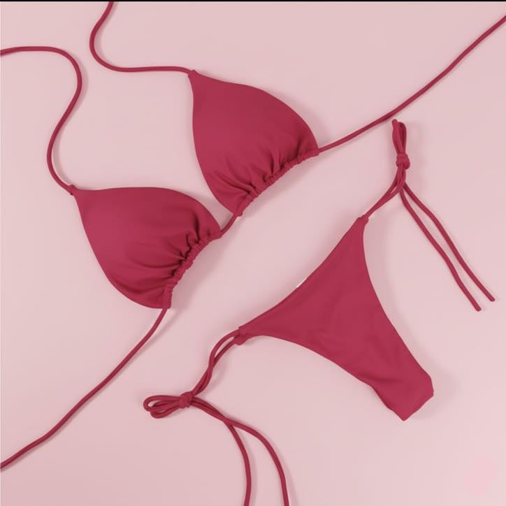 Magenta Bikini Set